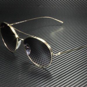 Prada Women's Pale Gold and Pink Sunglasses